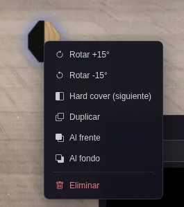 Menú contextual